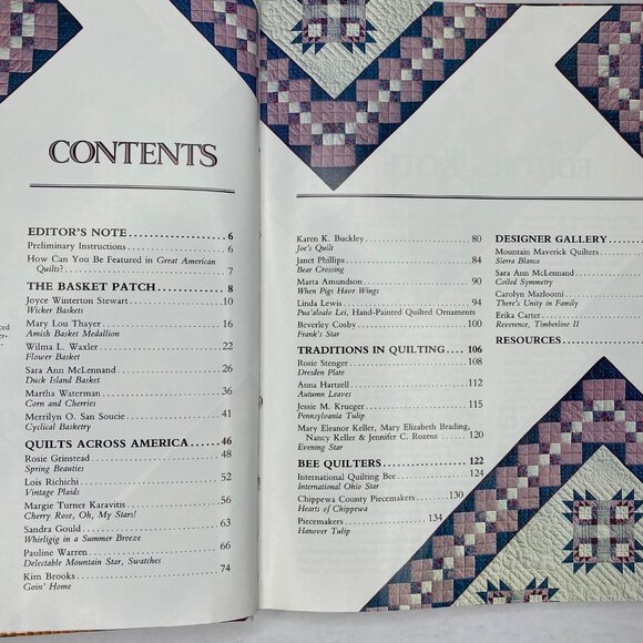 Vintage 1992 Great American Quilts Sandra L O'Brien Hardcover Quilt Book Pattern - Picture 3 of 14